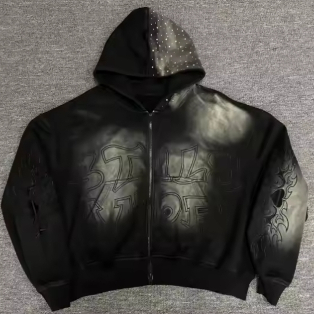 Black Hooded Jacket